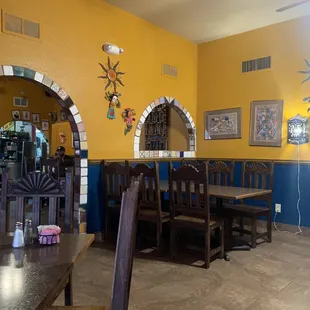 Inside, great ambiance