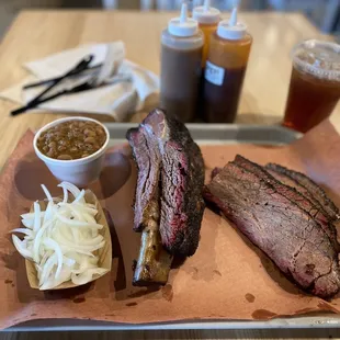 1 Beef Rib + 1lb of Brisket! AAAAMAAAZING