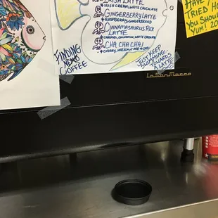 a fish on the counter