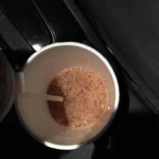 Delicious $4.04 aloha latte (macadamia nut and coconut)