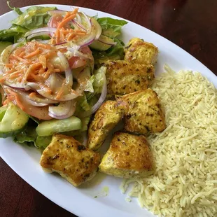Chicken Kabob Plate