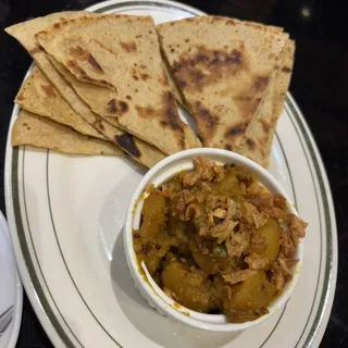 Roti with Potato Curry
