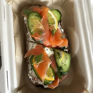 Salmon Toast