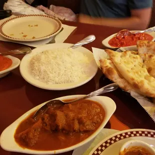  a table full of food