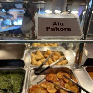 Their veggie samosas are also wonderful and large