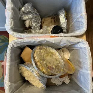 Everything in the garbage because it wasn&apos;t worth putting it in my body.