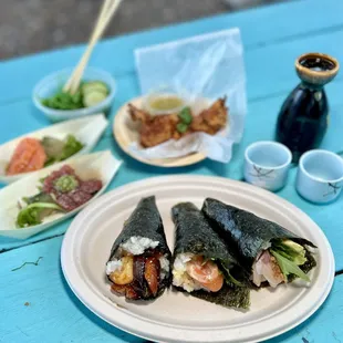 BBQ Eel, Sake Toro, Hama Toro  @littlebitesatx on IG