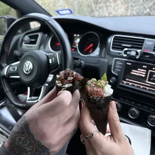 Maguro Toro hand rolls!