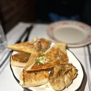 a plate of food on a table