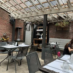 Porch/enclosed patio dining