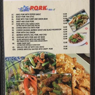 Menu as of 2024/05/30