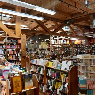 a book store with a lot of books