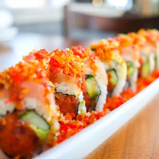 Hamachi Crunch Roll