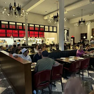 Empty tables they wouldn't seat us at