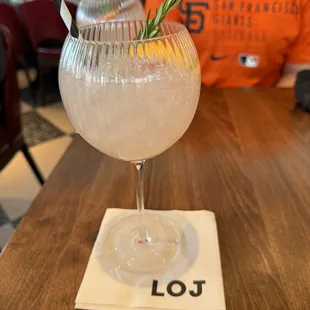 Non-alcoholic spritz with tequila