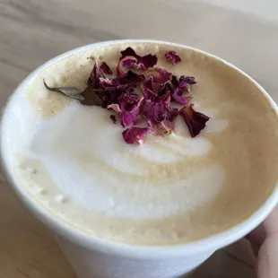 Cherry blossom latte