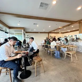 Interior -- they need more individual tables