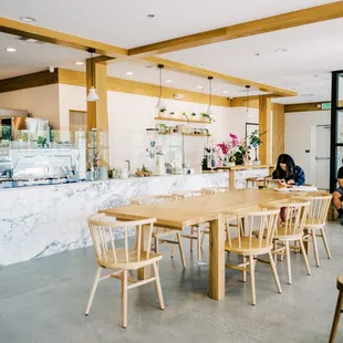 Clean, welcoming interior