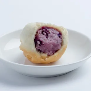 Purple Yam&amp;Cheese Pan-Fried Bun
