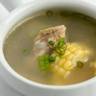 Pork Rib Soup with Corn