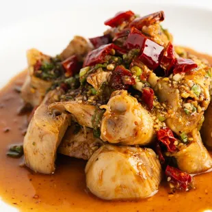 Szechuan Style Chicken in Chili Sauce (with Bone)