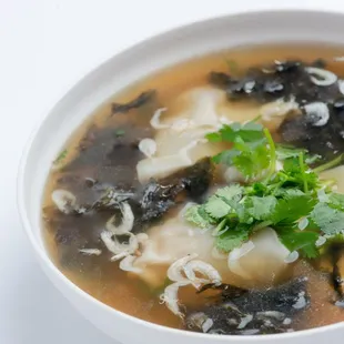 Wonton Soup with Dried Small Shrimp