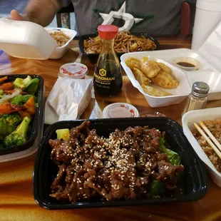 So much food! First time so we ordered a few different things. So good.