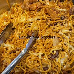 noodles with meat and onions