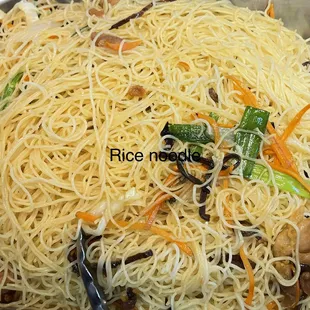 a close up of a plate of noodles