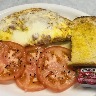 Kielbasa omelette