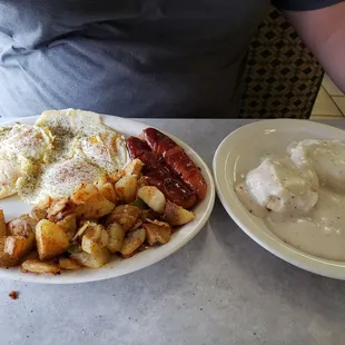 Polish sausage breakfast