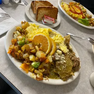 Chile Verde Omelette