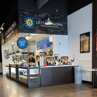the interior of a restaurant