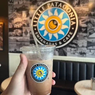 Iced mocha with extra expresso shot