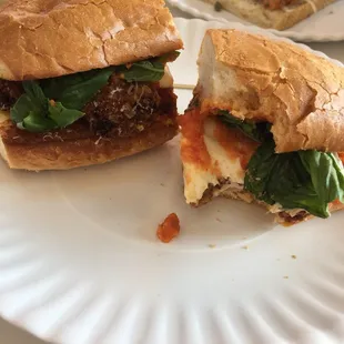 Eggplant Parm Sandwich