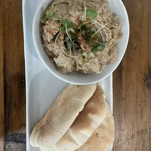 Baba Ghanoush plate