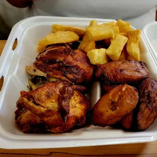 Half chicken with palatinose and yuka