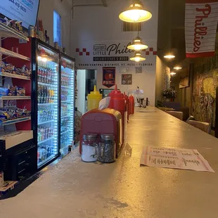 Bar and kitchen window