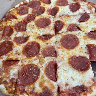 Pepperoni pizza