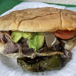 Tortas with your choice of meat
