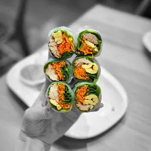 Fresh Spring Rolls | @whaevaeats