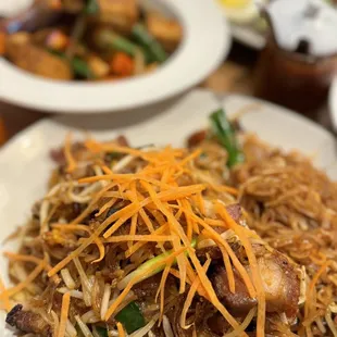 Pad Thai with pork belly