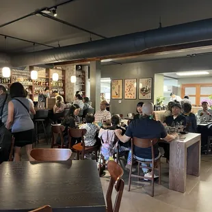 Interior seating area, more tables and booths not pictured