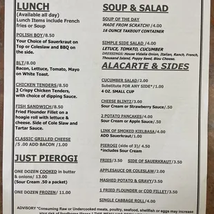 Menu page 2