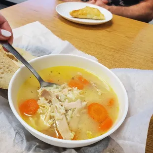 Chicken and rice soup