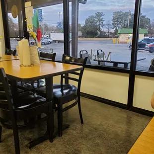 View from the inside looking out