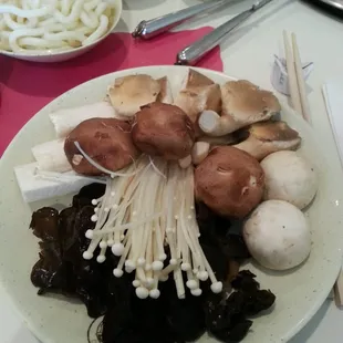 Mushroom platter