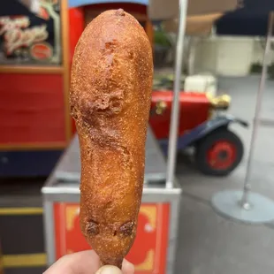 Corn dog looking thicc