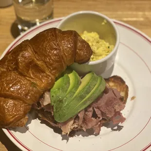Green eggs and ham - I asked for the eggs on the side and tomatillo sauce is included(not pictured).  The perfect flavor combo!