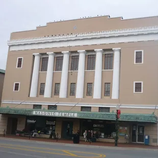 the outside of the building